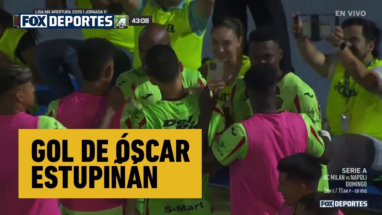 🤩😊 GOL DE ÓSCAR ESTUPIÑÁN. | FC Juárez 1-0 Club León | Jornada 11 | Liga MX