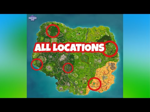 ALL 5 TIME TRIALS LOCATIONS | WEEK 6 CHALLENGES | FORTNITE