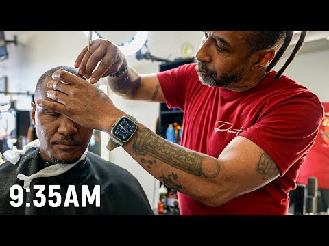 Day in the Life Inside a Compton Barbershop💈