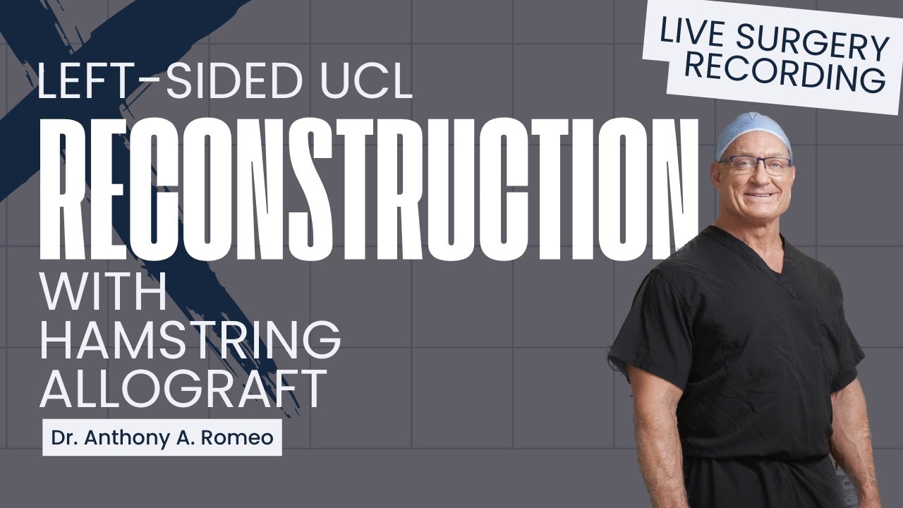 Left-Sided UCL Reconstruction With Hamstring Allograft