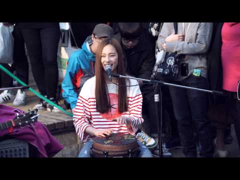 [4k직캠]150329 홍대 CLC 버스킹 4