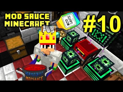 Minecraft Mod Sauce Ep. 10 - Quarry Time !!! ( HermitCraft Modded Minecraft )