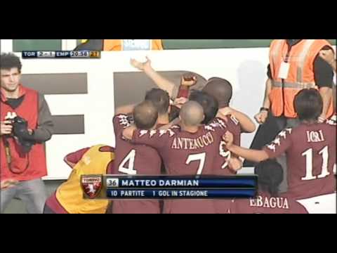 Torino FC - Empoli 2-1 ^ Le reti di Giulio Ebagua e Matteo Darmian ^ real audio e commento