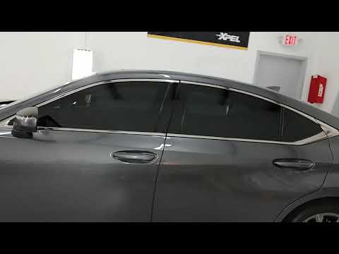 Lexus ES350 F Sport tinted with Xpel Super Black Ceramic XR 15% Window Film at Tint Man Window Tint