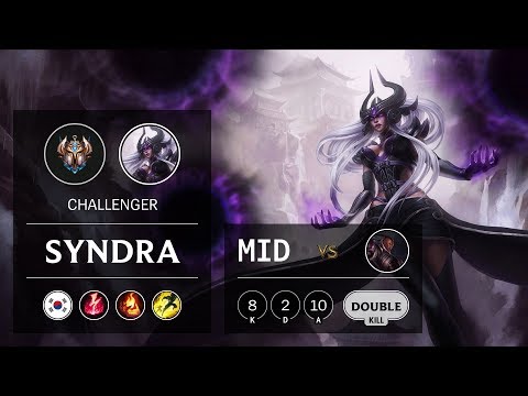 Syndra Mid vs Lucian - KR Challenger Patch 9.23