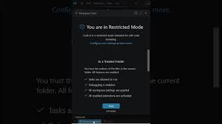 Fix VS Code Restricted Mode In 5 Seconds!
