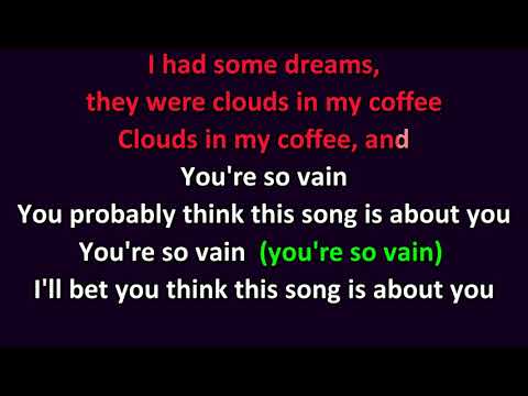 Carly Simon - You're So Vain KARAOKE