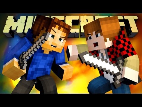 WOOF VS BAJAN! (Minecraft Battle-Arena Episode 8: Battle 3 part 2 with Mitch and Mat!)