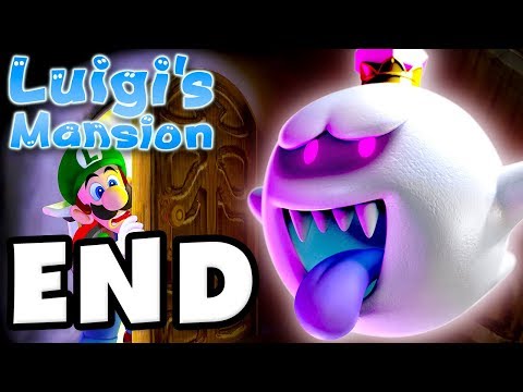 Luigi's Mansion - 3DS Gameplay Walkthrough Part 4 - Ending! King Boo Final Boss! (Nintendo 3DS)