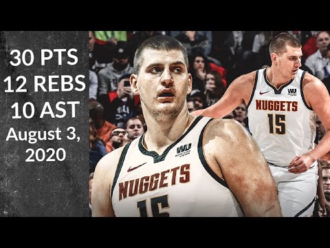 Nikola Jokic 30 PTS 12 REBS 10 AST | Nuggets vs OKC | Full Highlights 8/3/20