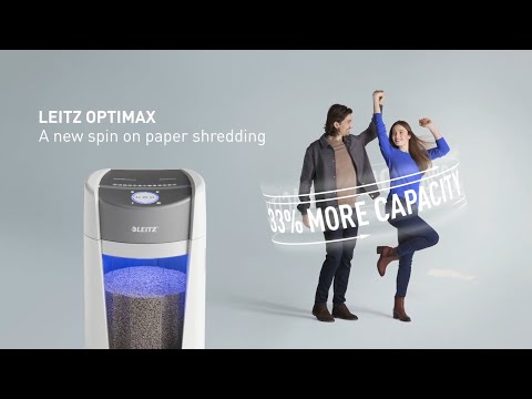 Video of the Leitz IQ OptiMax Office Shredder