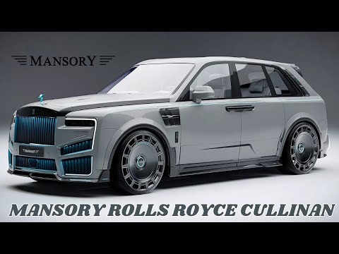 A Set of 24-inch Forged Wheels and Lowered Suspension | 720 Hp | MANSORY Rolls Royce Cullinan