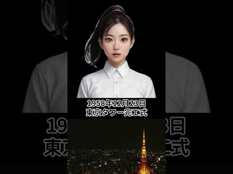 東京タワー完工式のサムネイル
