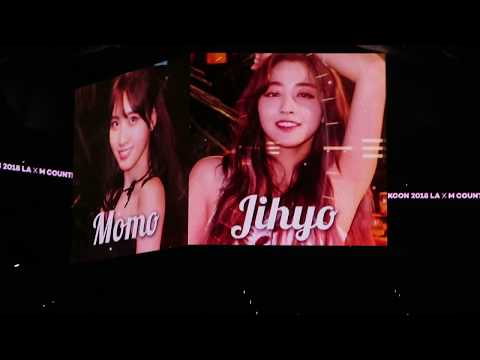 KCON18LA Concert Day 1 - TWICE Jihyo Momo Tzuyu (Beyonce End of Time Special Stage)