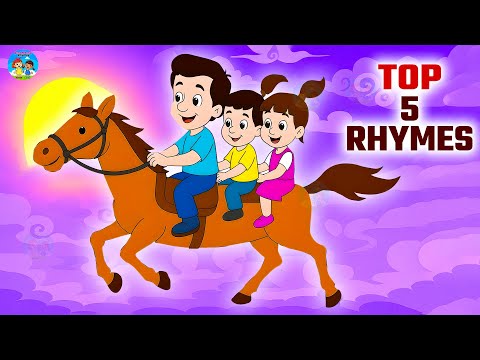 Top 5 Popular Rhyems - लकड़ी की काठी | Lakdi ki Kathi | Rhymes For Kids - Nursery New Rhymes
