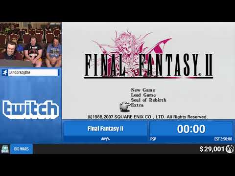 Final Fantasy II (PSP) by Poorscythe (RPG Limit Break 2019 Part 12)