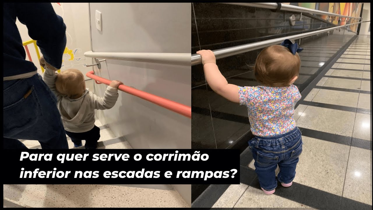 Para que serve o corrimão com duas alturas nas escadas? I Acessibilidade Aplicada