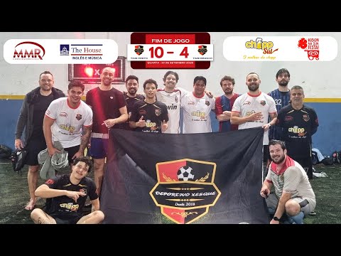 🔥 Chuva de gols no Xesque! Time Preto massacra com trio ofensivo afiado | Deportivo Xesque