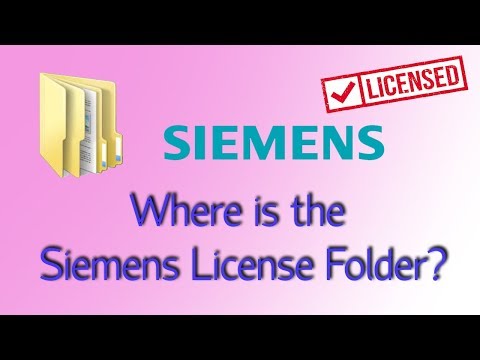 Siemens License Folder Directory (TIA WINCC STEP7...)