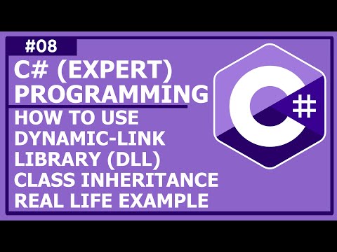 OOP with C Lecture 8 Class Inheritance Real Life Example How To Use Dynamic Link Library DLL