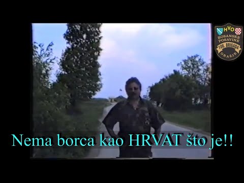 CROATIAN WAR SONG - CROATS FROM POSAVINA DEFENDS HIS HOME (English Subtitles)