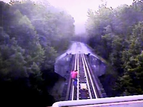 UNBELIEVABLE VIDEO: Train runs over people attempting to cross railroad bridge; women survive