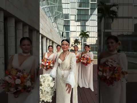 සමාධි යාලු මනමාලි වුනු හැටි ❤️😁💐 | samadhi rathnayake wedding fashion style #samadhirathnayake