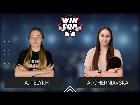 18:45 Anastasiia Telykh - Alina Cherniavska West 4 WIN CUP 02.09.2024 | Table Tennis WINCUP