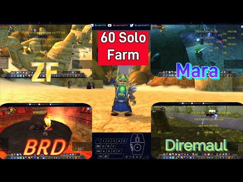 60 Mage solo dungeon GOLD farm guide