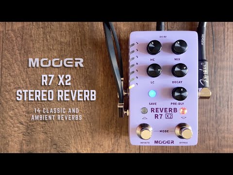 Демонстрация звучания Mooer R7 Reverb X2