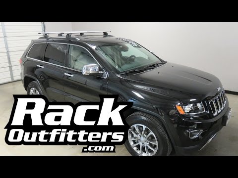 Jeep Grand Cherokee with Thule 460R Rapid Podium ARB53 AeroBlade Roof Rack Crossbars