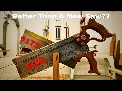 Restoring a Backsaw (And Comparing It's Performance To New Saws)