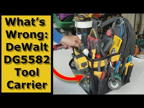 DEWALT DG5582 Electrician Tool Bag Review | WATCH THIS