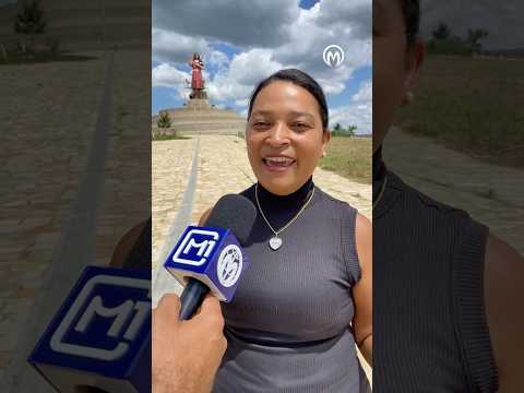 Romeiras comemoram nova imagem da #meninabenigna em #santanadocariri no #ceará #nordeste #geraldinho