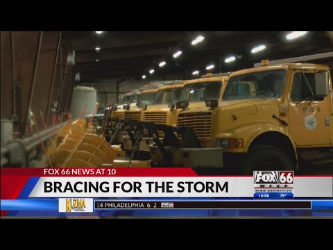 Residents and the City of Erie Public Work Department  prepare for the start of the snow season