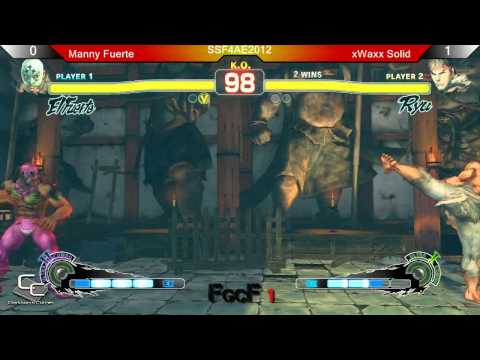 FGC Fridays #1: (SSF4AE) Manny Fuerte (El Fuerte) vs. xWaxx Solid (Ryu)