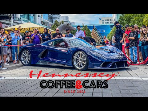 Hennessey Venom F5 - Start-Up, Revs, and Inside Look at Coffee and Cars