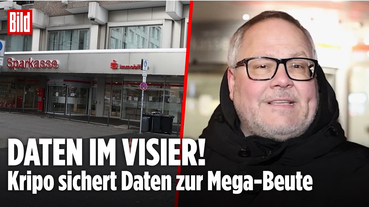 100-MILLIONEN-COUP: Polizei stürmt Sparkasse – brisante Daten beschlagnahmt