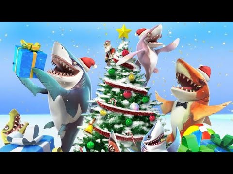 ALL CHRISTMAS SHARKS GREAT WHITE , MAKO, TIGER & PORBEAGLE MOVIES COMPILATION