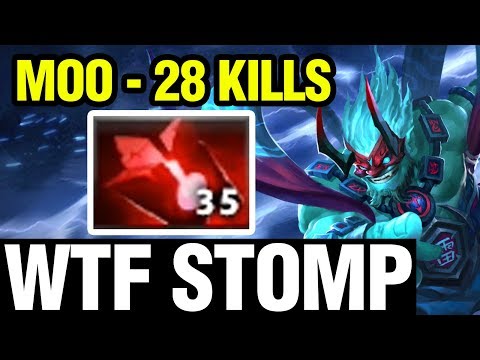 WTF STOMP - Moo Plays Storm Spirit - Dota 2
