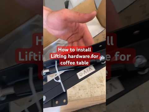 How To Install Lift Up Top Hardware | DIY