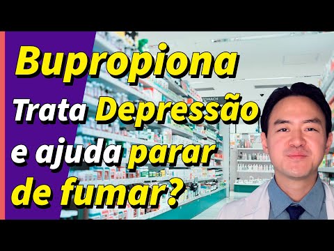 bupropiona tratamento pra depressão e parar de fumar?