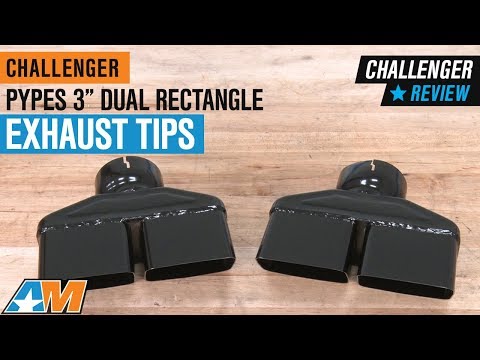 2008-2014 Challenger Pypes 3" Black Dual Rectangle Exhaust Tips Review