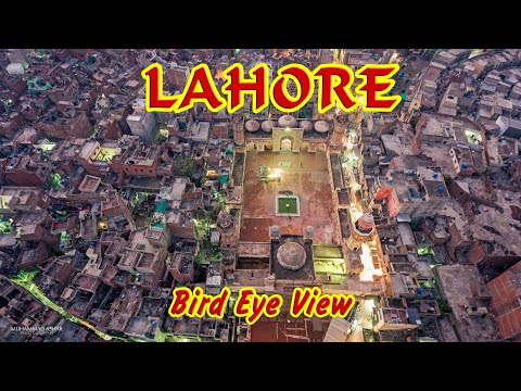 Lahore from Bird Eye View (4K Video)
