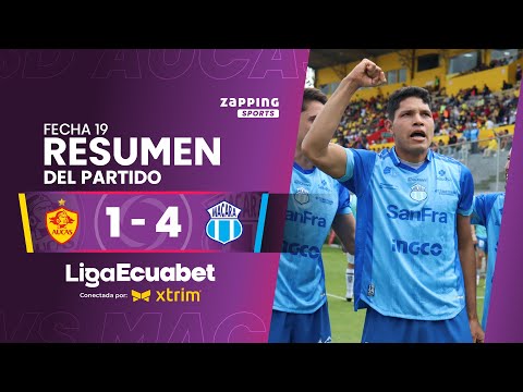 SD Aucas 1 - 4 Macará / Fecha 19 / Liga Ecuabet conectada por Xtrim