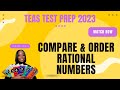 TEAS Test MATH Review: Compare & Order Rational Numbers