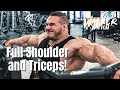 Nick Walker | ROAD TO 100K SUBS! | FULL SHOULDERS AND TRICEPS!