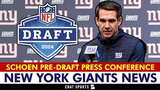 New York Giants News Today: Joe Schoen Pre-Draft Press Conference Takeaways | Giants Draft Rumors