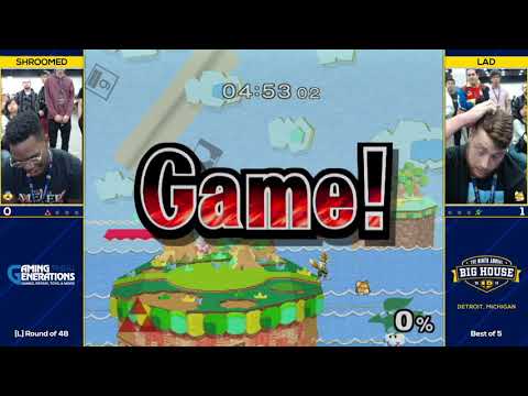 The Big House 9 - Shroomed (Sheik) vs. Lad (Fox) - SSBM - Top 64