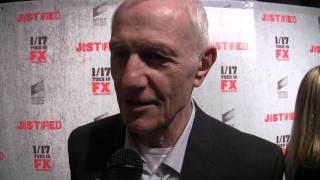 Raymond J. Barry aka Arlo Givens at the Justified season 3 premiere in LA 1/10/2012